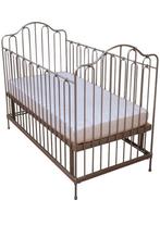 Antraciet gietijzeren ledikant met lattenbodem, Kinderen en Baby's, Ophalen, Gebruikt, Ledikant