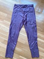 Oysho High Rise Metallic Legging, Lila, maat L, Maat 38/40 (M), Oysho, Verzenden, Paars