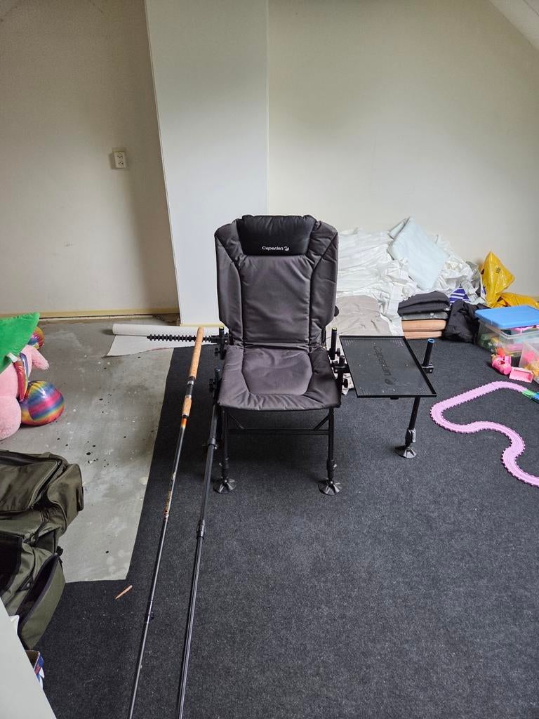 Mooie set visspullen, Ophalen, Gebruikt, Complete hengel