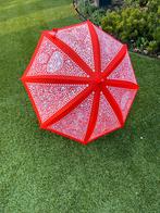 Kinderparaplu Efteling 2 stuks  rood/wit, Ophalen, Nieuw, Rood