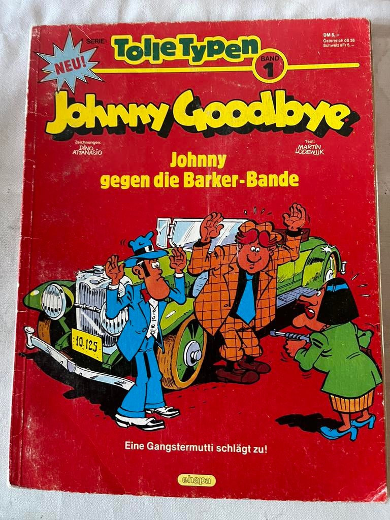 Johnny Hoodbye strip, Eén stripboek, Ophalen of Verzenden, Gelezen