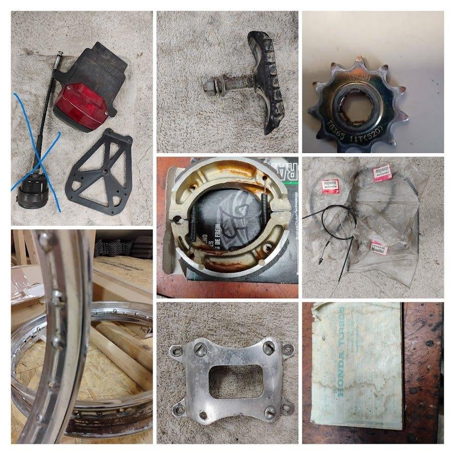 Onderdelen Honda o.a. TLR, Motoren, Ophalen of Verzenden