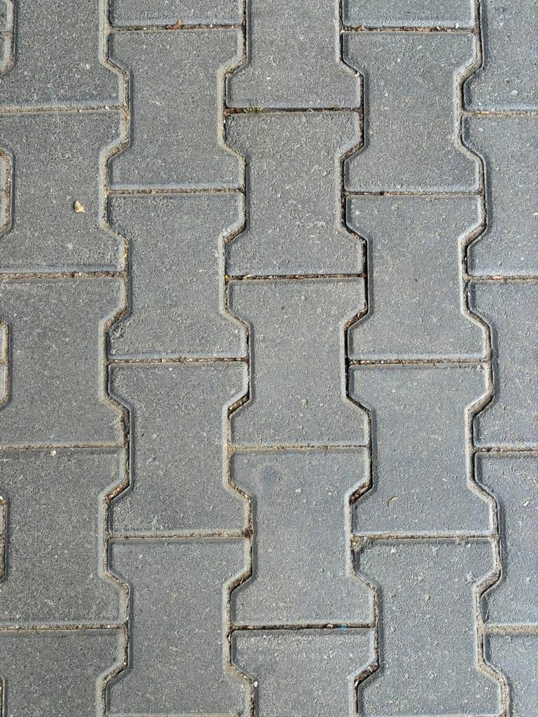 Betonklinkers/H-klinkers, Ophalen, Gebruikt, Klinkers, 10 m² of meer