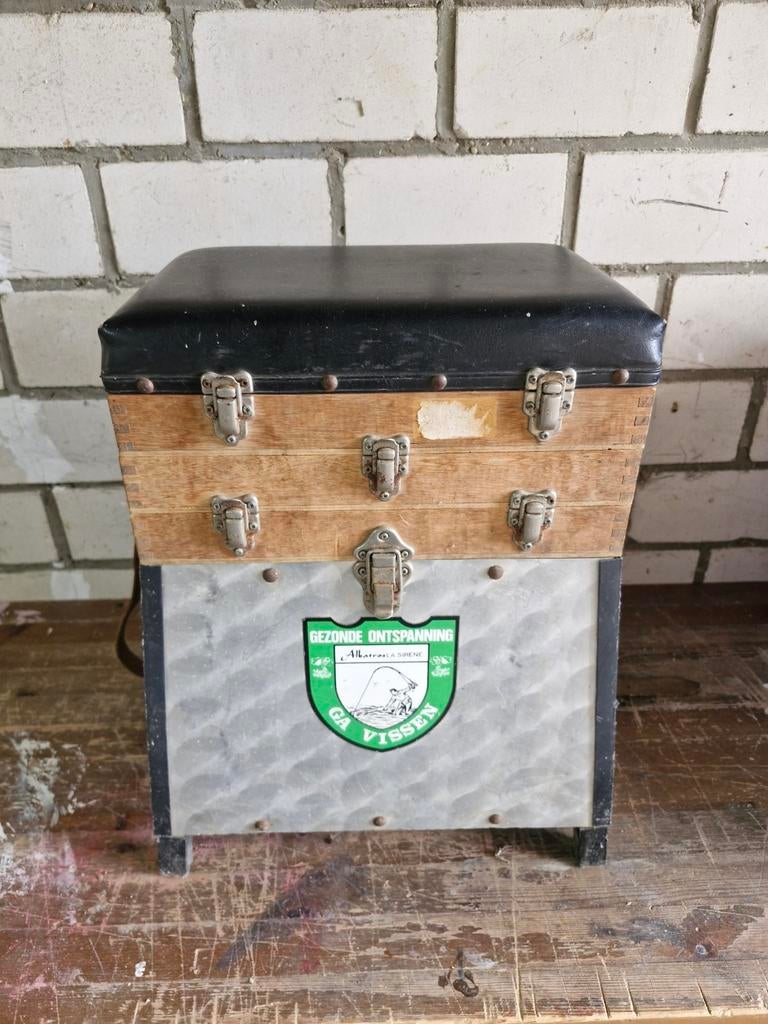 Vintage Viskoffer Hengelsport - 31x21x43 cm, Ophalen