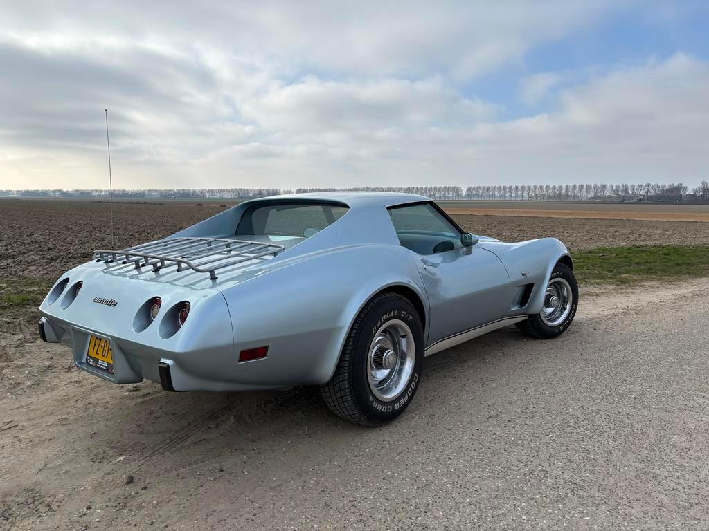 Chevrolet Corvette 5.7 AUT 1977 Blauw, Automaat, 8 cilinders, 5730 cc, Cabriolet
