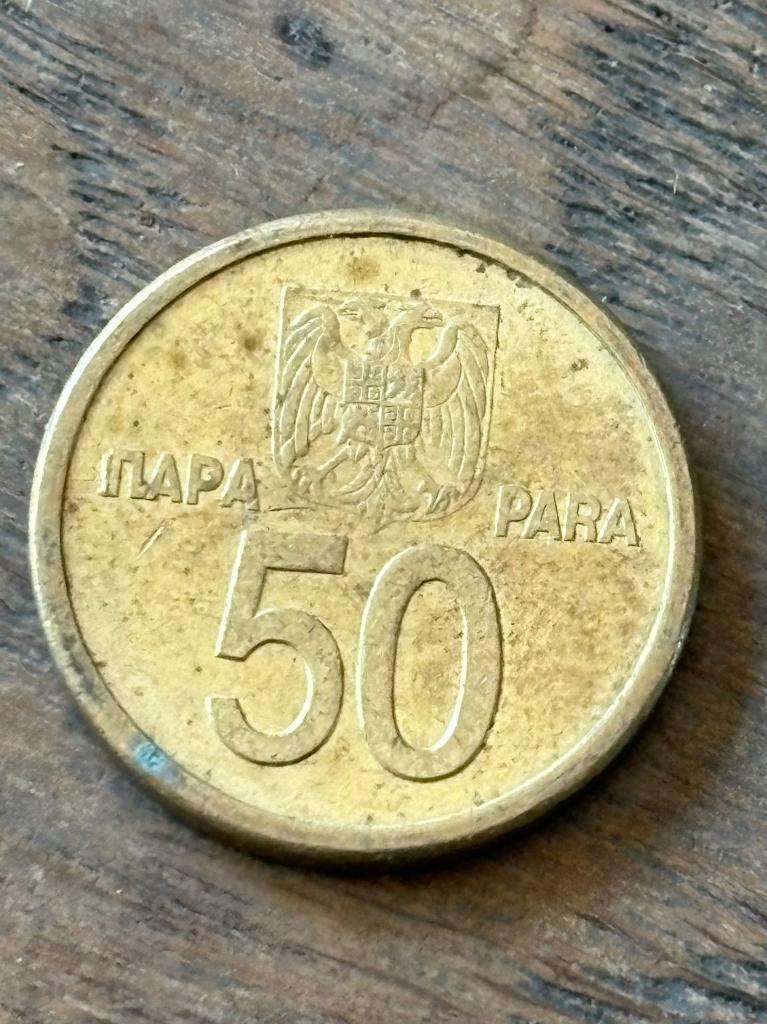 50 Para 2000 Joegoslavie, Ophalen of Verzenden, Joegoslavië, Losse munt