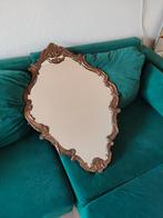 Mooie spiegel oud,metalen frame, Ophalen, Goud, Overige materialen