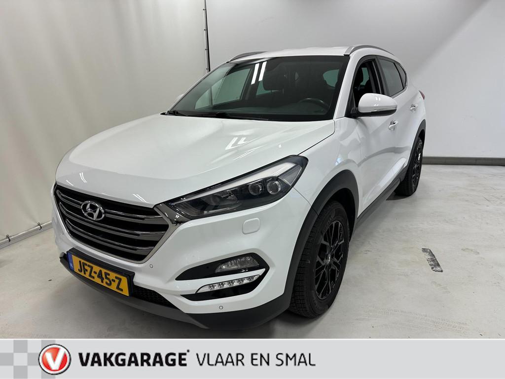 Hyundai TUCSON 1.6 T-GDi Comfort 4WD -Navigatie-Camera-stoel, Stof, Gebruikt, 4 cilinders, Wit