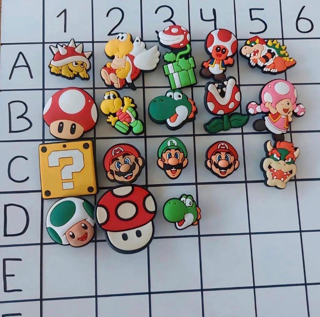 Verschillende croc jibbitz charms (Mario), Hobby en Vrije tijd, Scrapbooking, Nieuw, Frame of Mal, Ophalen of Verzenden