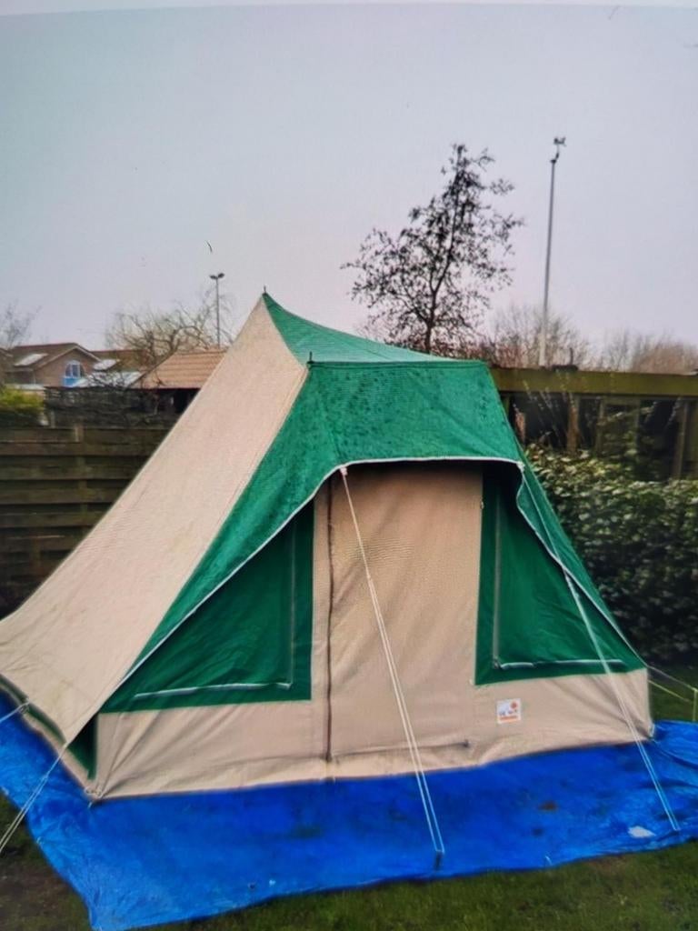 Katoenen tent, merk de Wit,Noord Holland super, Ophalen of Verzenden, Gebruikt, Tot en met 4