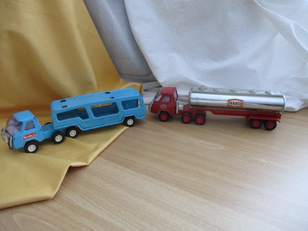 Buddy L Vrachtwagen + oplegger, Ophalen of Verzenden, Gebruikt