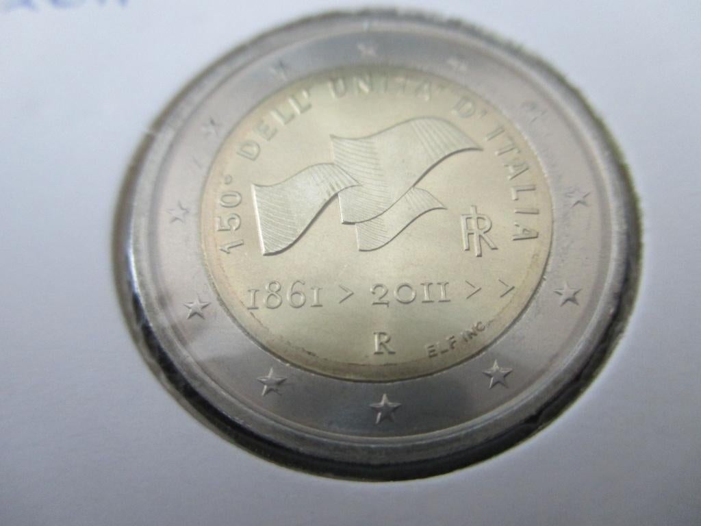 Italië 2 euro 150 jaar republiek 2011 unc, Postzegels en Munten, Munten | Europa | Euromunten, Ophalen of Verzenden, Italië, 2 euro