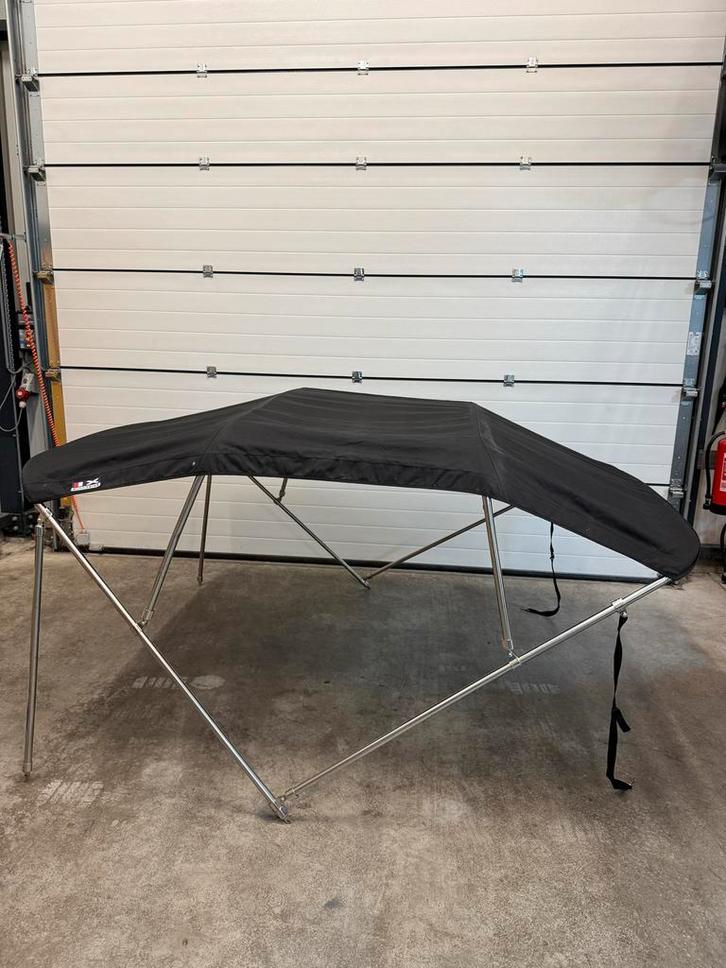 Sunmaster Biminitop / Zonnekap voor boot - Zwart zondoek, Watersport en Boten, Accessoires en Onderhoud, Gebruikt, Overige typen