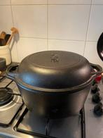Lodge Gietijzeren Dutch Oven zgan, Ophalen of Verzenden, Zo goed als nieuw, Gietijzer, Koekenpan of Braadpan