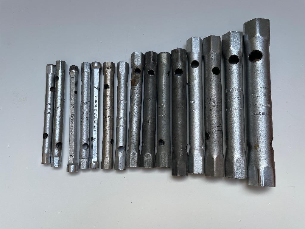 Pijpsleutels o.a. Dowidat en Gedore, Auto diversen, Autogereedschap, Ophalen of Verzenden, Gebruikt