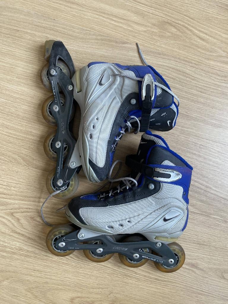 Rolschaatsen Nike N-Dorfin maat 40,5 (+ beschermers), Gebruikt, Dames, Inline skates 4 wielen, Ophalen
