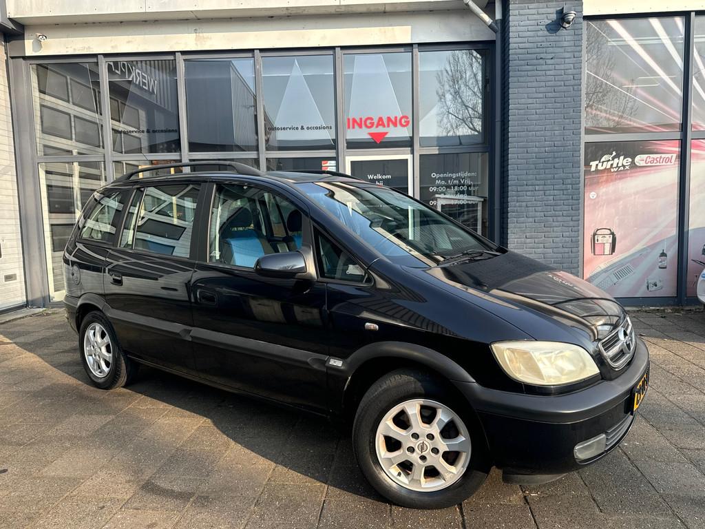 Opel Zafira 1.8-16V Elegance | Clima | Cruise | 7-PERS, Auto's, Opel, Gebruikt, 4 cilinders, Zwart, Origineel Nederlands