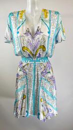 MAJE blauw bloemen jurk  Maat 38, Maat 38/40 (M), Overige kleuren, Ophalen of Verzenden, Onder de knie