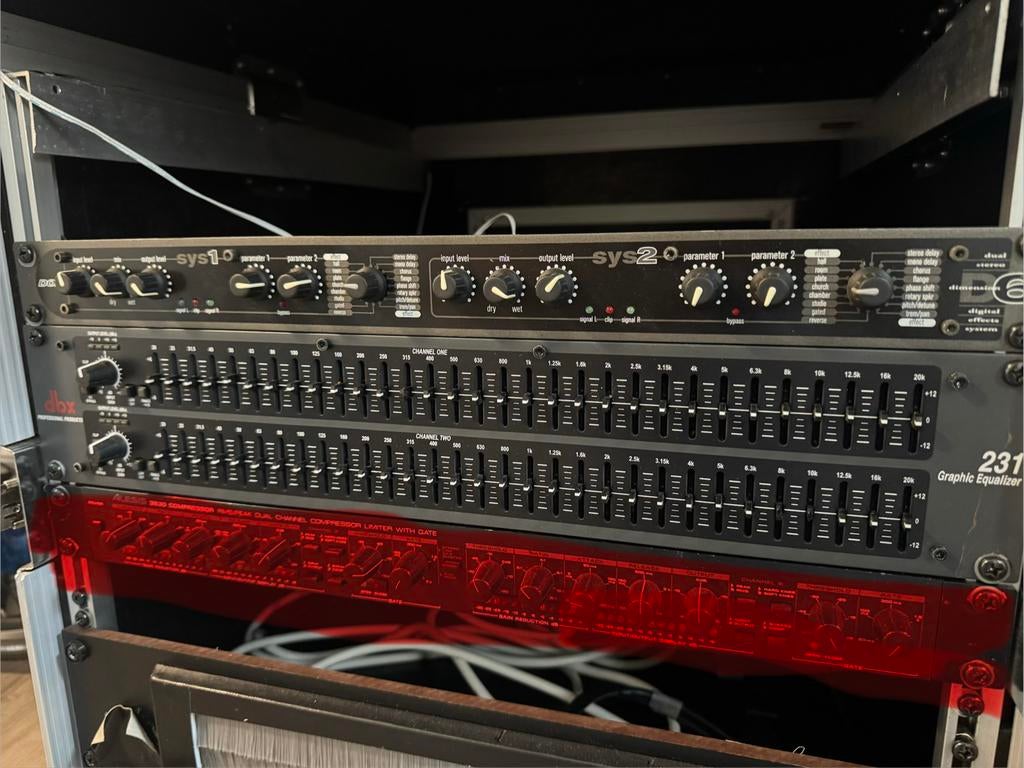 Dod D6 fx, DBX 231 Eq, Ophalen, Zo goed als nieuw, Audio