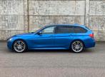 BMW 3-Serie 2.0 320I Touring AUT estoril blauw, Zwart, 4 cilinders, Blauw, Alcantara