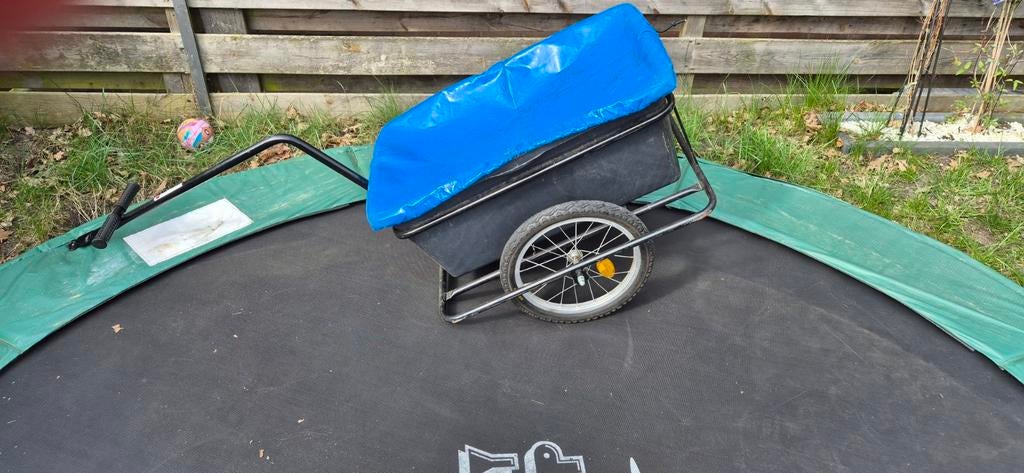 Fietskar met uitneembare bak en goede wielen, Ophalen, Gebruikt, 40 tot 60 kg, Roland