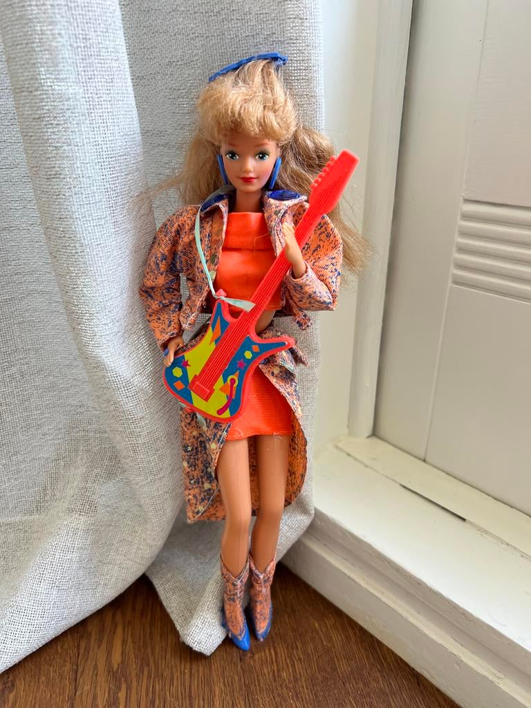 Rockster Midge 1989 Barbie Mattel - Vintage pop, Ophalen of Verzenden, Gebruikt, Barbie