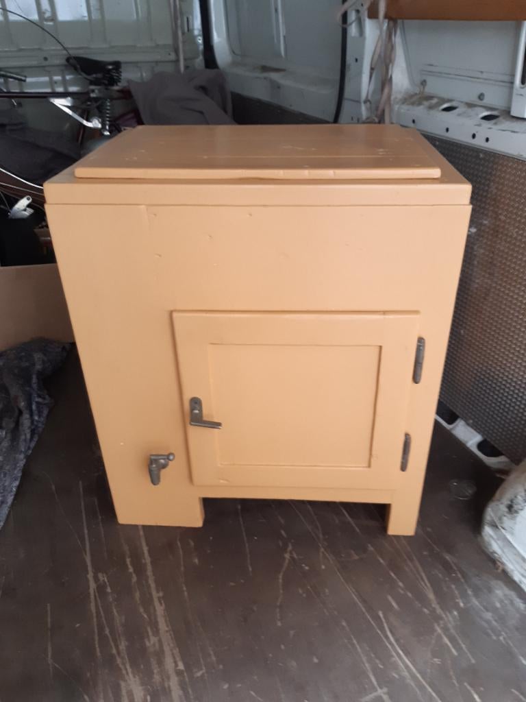 Antieke koelkast 1920, Antiek en Kunst, Ophalen