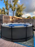 Exit zwembad incl warmtepomp, filter en zoutwatersysteem, Gebruikt, Rond, 300 cm of meer, Opzetzwembad