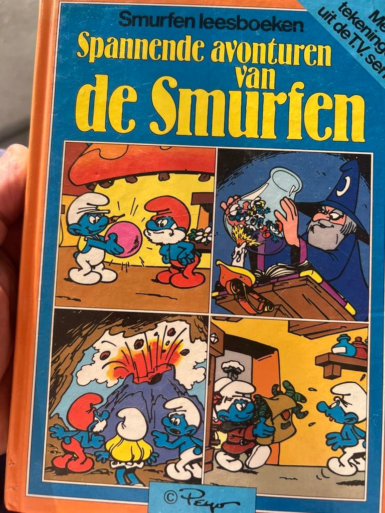 spannende avonture van de smurfen uit 1984, Verzamelen, Smurfen, Ophalen of Verzenden, Zo goed als nieuw, Verschillende Smurfen