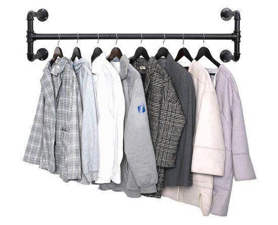 Garderobestang – Zwart – 110x30x29,3 cm – Industrieel, Kleding | Dames, Kledingrekken, Zo goed als nieuw, Ophalen