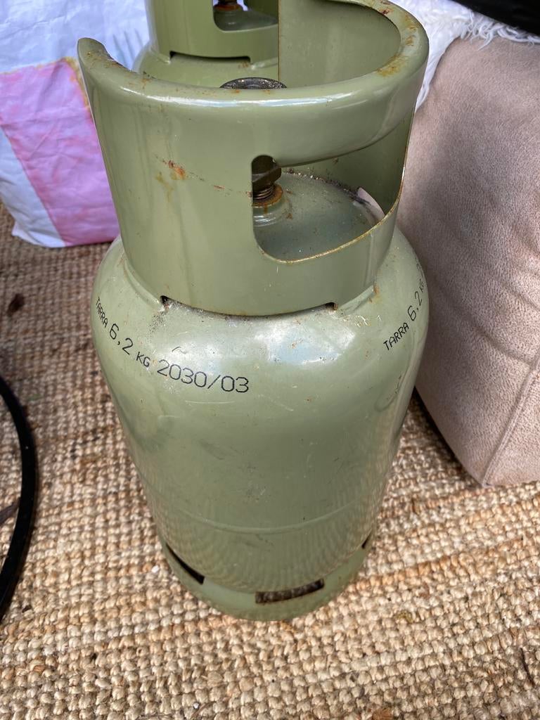Gasfles 6,2 kg, Ophalen, Zo goed als nieuw