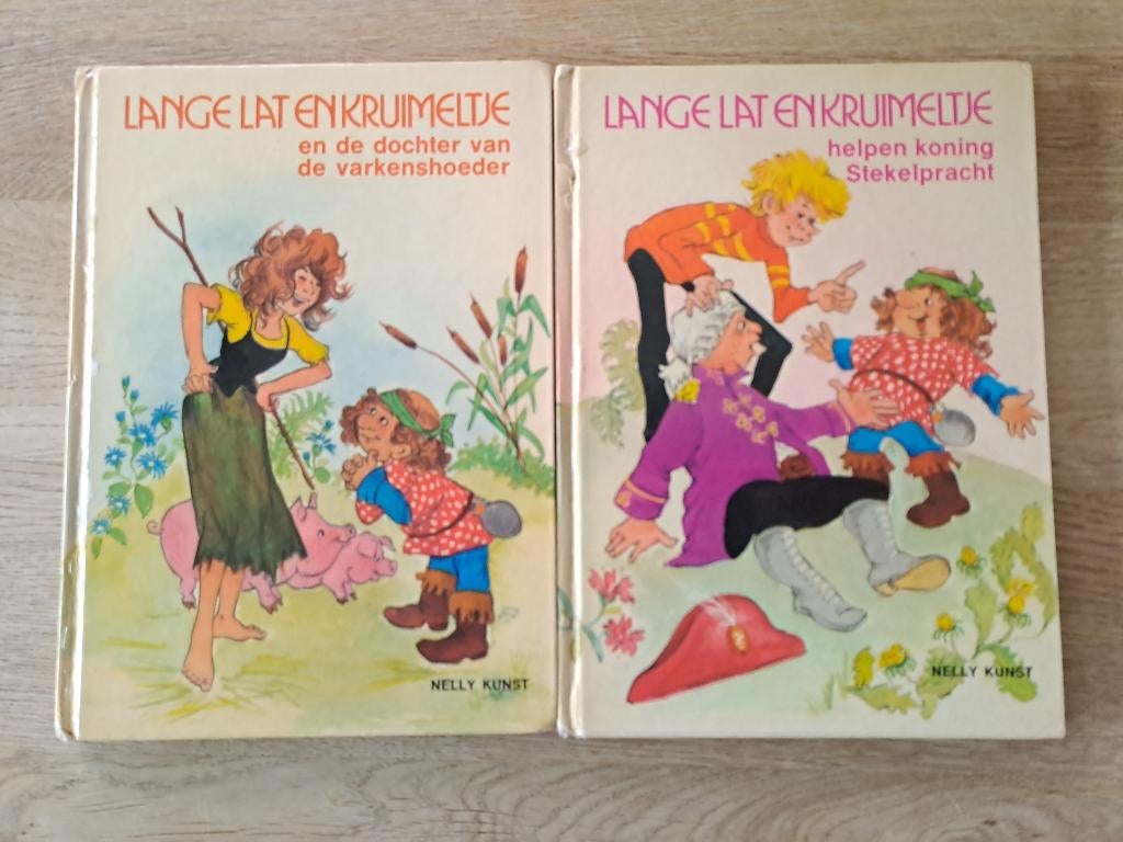 LANGE LAT EN KRUIMELTJE. NELLY KUNST. 2 BOEKJES., Boeken, Gelezen, Fictie algemeen, Ophalen of Verzenden, Nelly Kunst