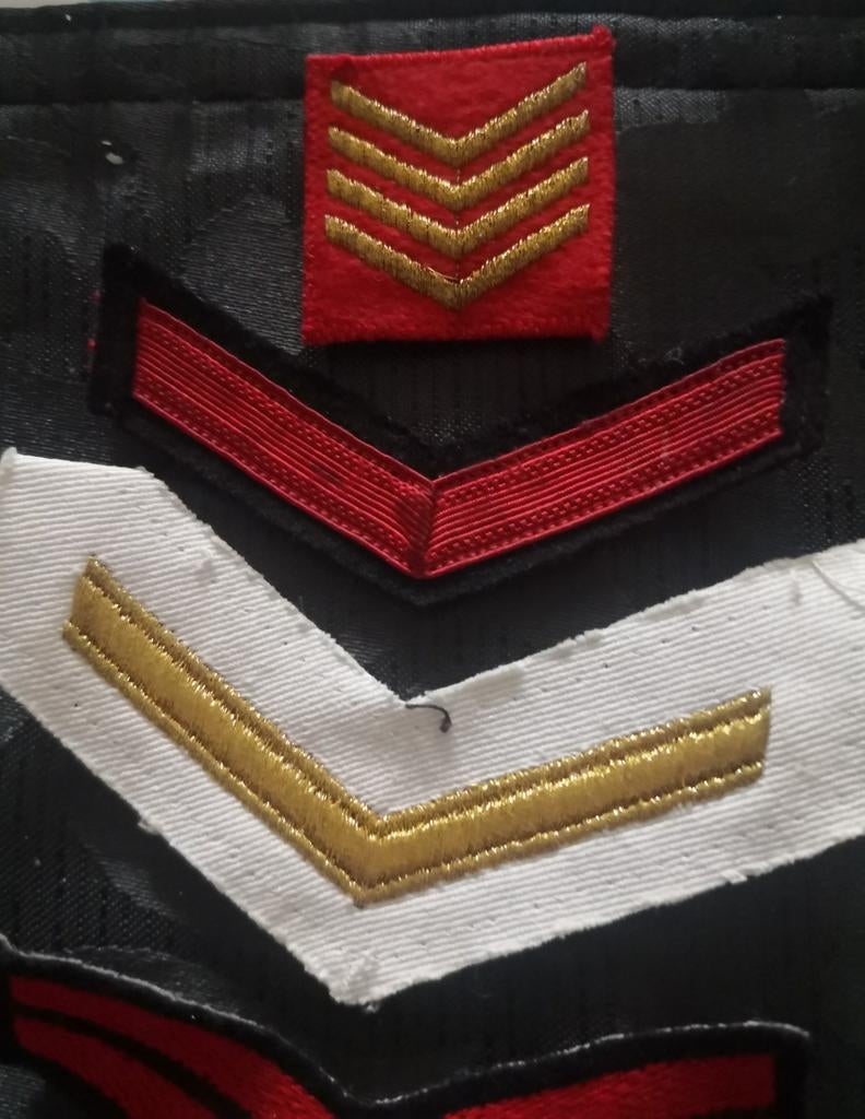 Korps mariniers 6x rot, Verzamelen, Ophalen of Verzenden, Marine, Nederland, Embleem of Badge