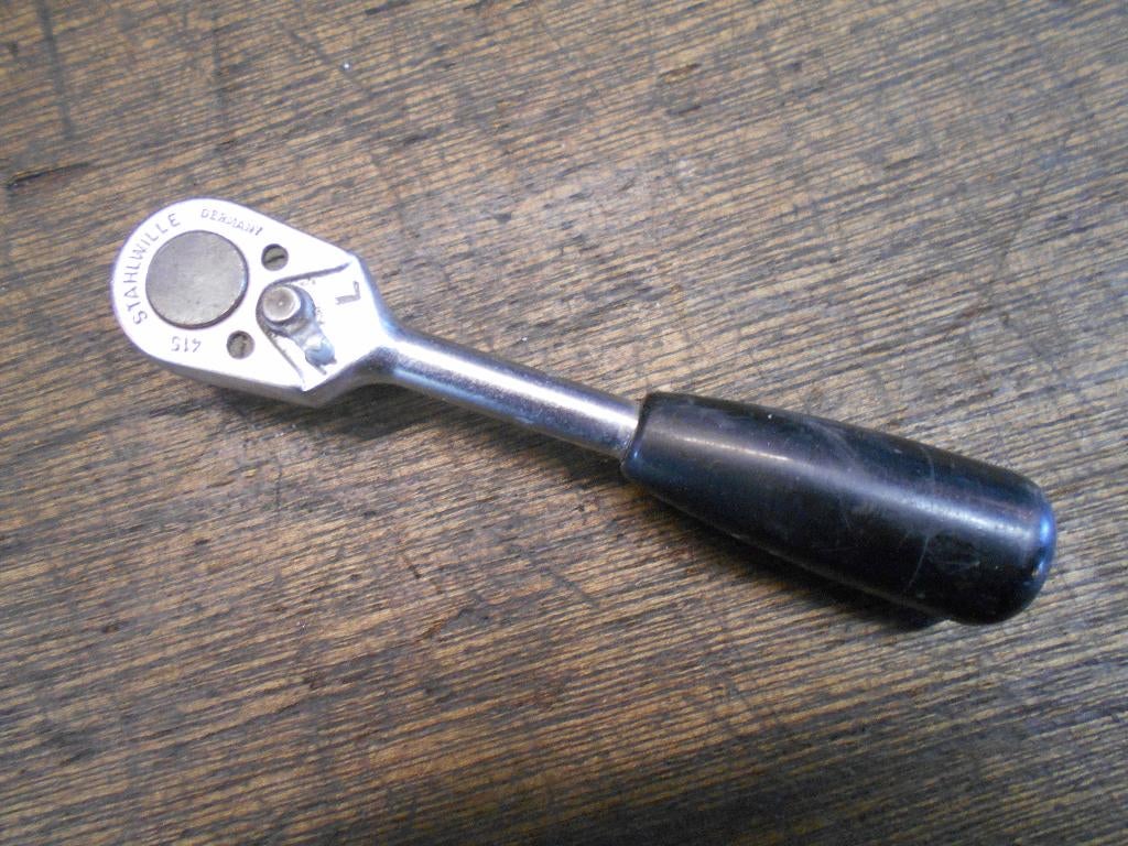 Vintage Stahlwille 1/4" Ratel, Ophalen of Verzenden, Gebruikt