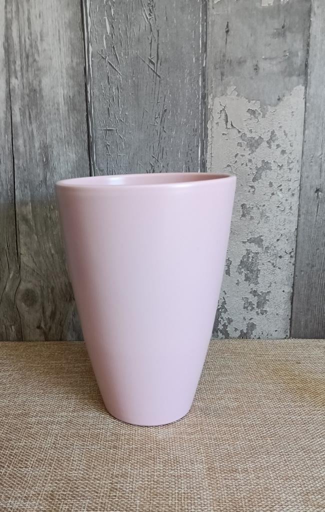 Hoog roze potje, Tuin en Terras, Bloempotten, Canadezenlaan 4 Dokkum, Rond, La Rentree, Ophalen of Verzenden