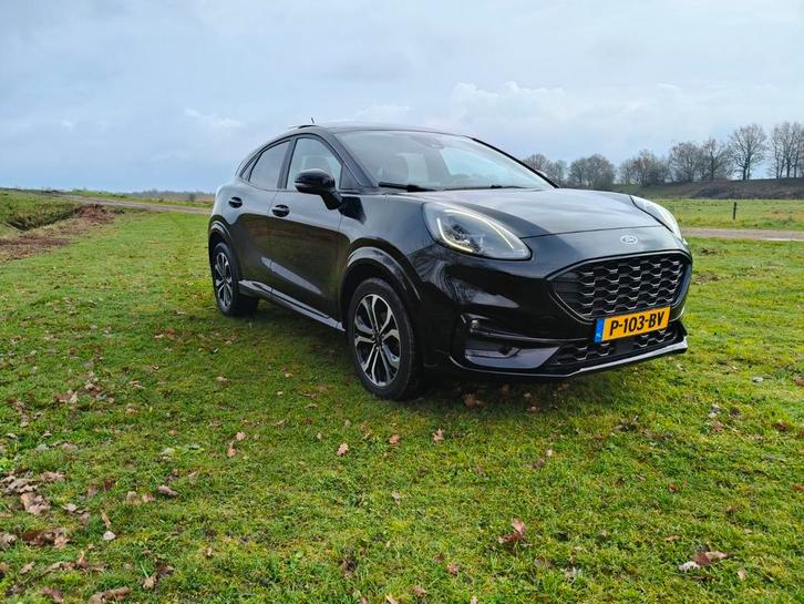 Ford Puma 1.0i Ecoboost 125pk Automaat 2020 Zwart, Auto's, Ford, Particulier, Puma, ABS, Adaptieve lichten, Airbags, Airconditioning