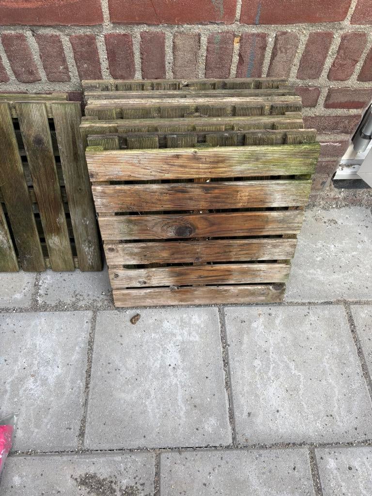 Houten vlonders, Ophalen, Gebruikt, Hout