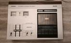 Vintage  klassieke Philips Stereo Cassettedeck N2532, Ophalen of Verzenden, Enkel, Philips, Tape counter