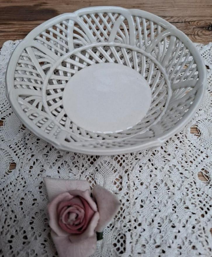 Antiek Frans creamware schaaltje, Ophalen of Verzenden