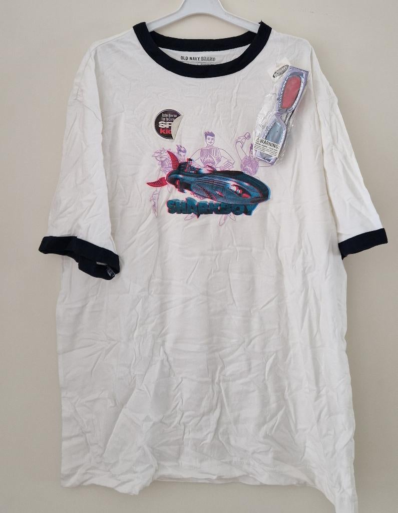 Wit Old Navy t-shirt maat 152/158 *NIEUW* (0892), Kinderen en Baby's, Kinderkleding | Maat 152, Old Navy, Nieuw, Ophalen of Verzenden