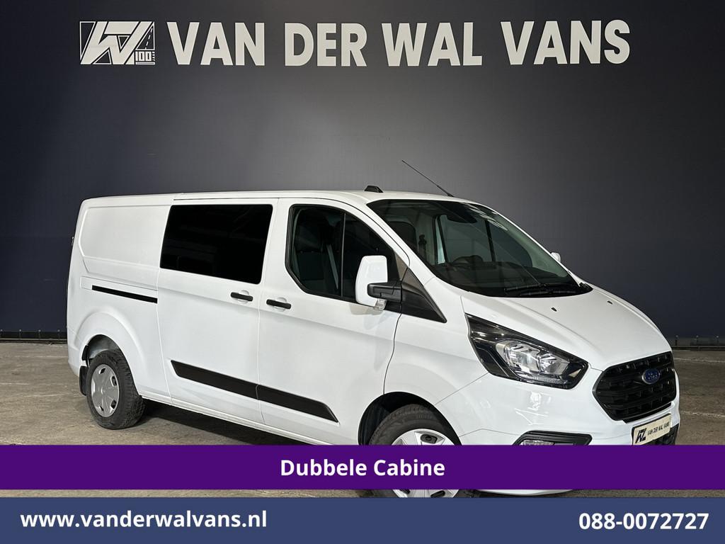 Ford Transit Custom 2.0 TDCI 131pk L2H1 Dubbele Cabine Euro6, Auto's, Bestelauto's, Voorwielaandrijving, 4 cilinders, Bedrijf