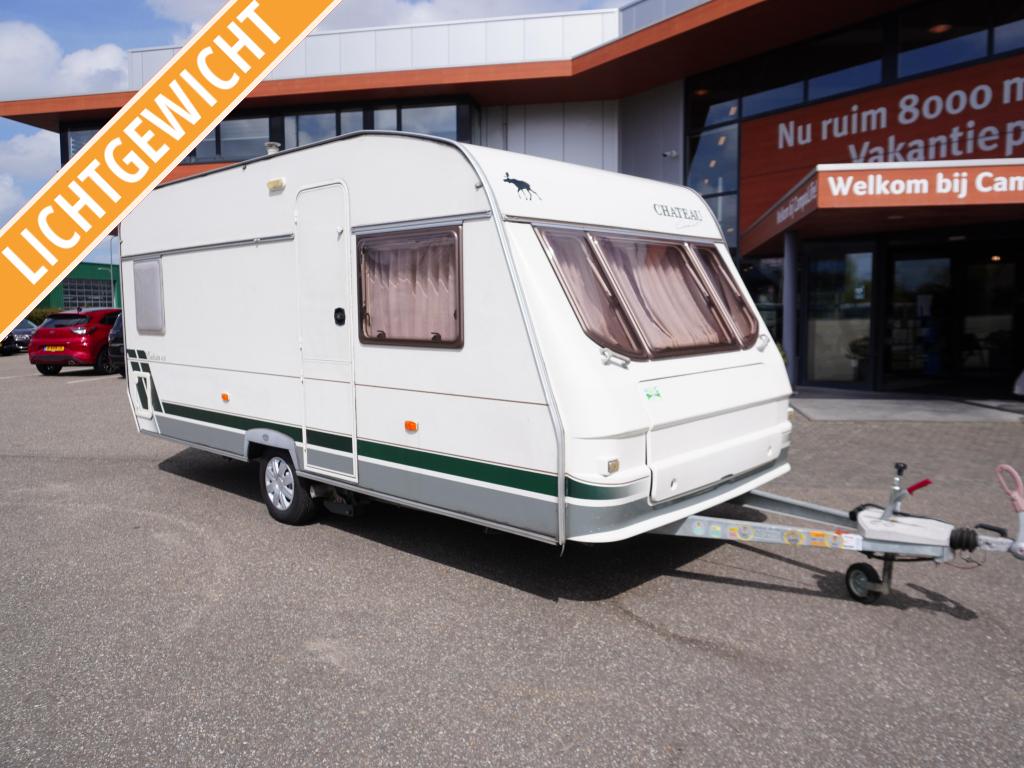 Chateau Calista Chalet 450 UF MET MOVER EN VOORTENT, Kachel, Chateau, Rondzit, Overige typen