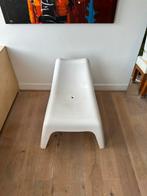 IKEA PS VÅGÖ stoel - Wit kunststof designstoel, Ophalen, Kunststof, Gebruikt, Wit