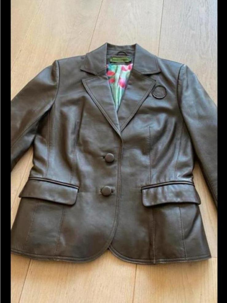 Oilily jasje leer 36 nieuwstaat, Bruin, Ophalen of Verzenden, Zo goed als nieuw, Jasje