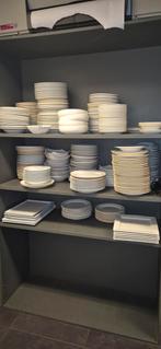 Partij servies borden schalen bord catering kom diner, Huis en Inrichting, Keuken | Servies, Ophalen, Huis, Keramiek, Zo goed als nieuw