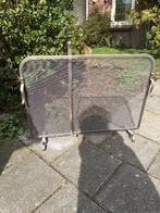 Haardscherm vonkenscherm en tang, Huis en Inrichting, Ophalen, Gebruikt, Vrijstaande haard, Houthaard