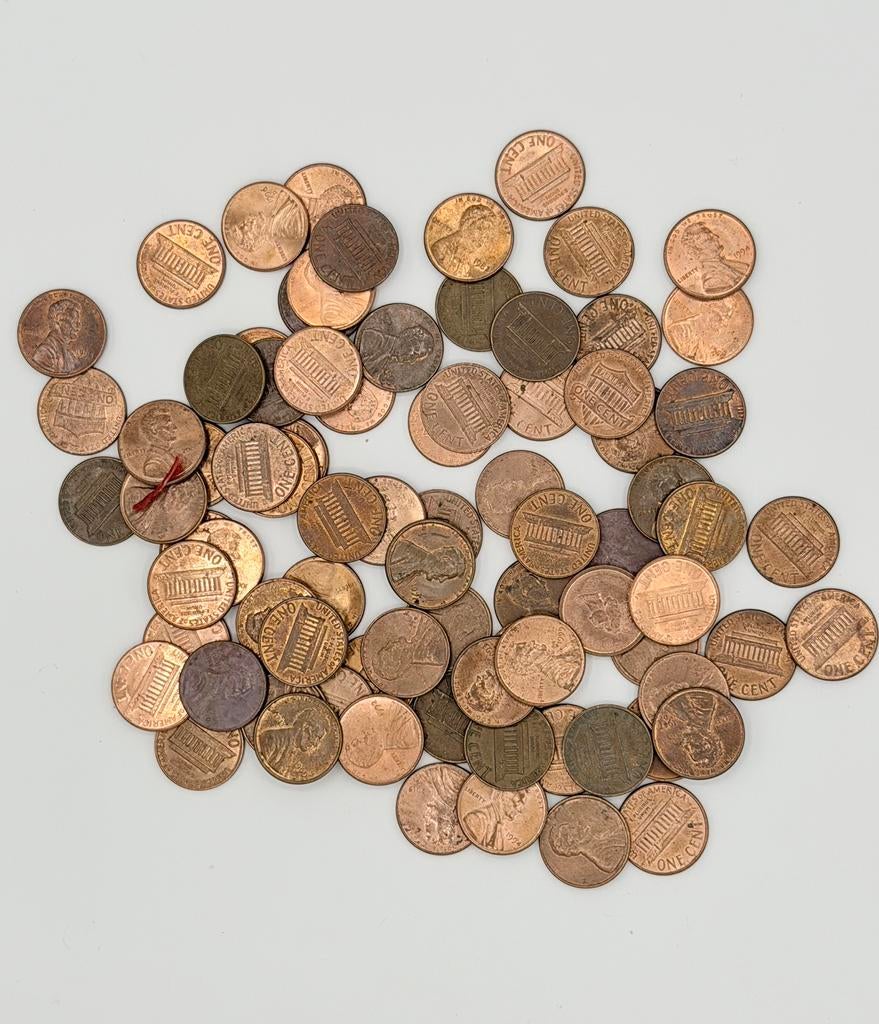 Partij US One Cent munten ca. 160 gram Lincoln penny, Ophalen of Verzenden, Noord-Amerika