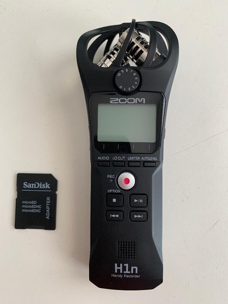 Zoom H1n recorder + accessoires-pakket, Audio, Tv en Foto, Professionele Audio-, Tv- en Video-apparatuur, Ophalen of Verzenden