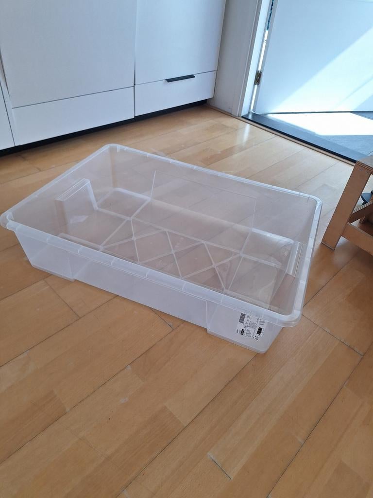 Grote plastic opberg doos zonder deksel, Ophalen, Minder dan 40 cm, Doos, Minder dan 35 cm