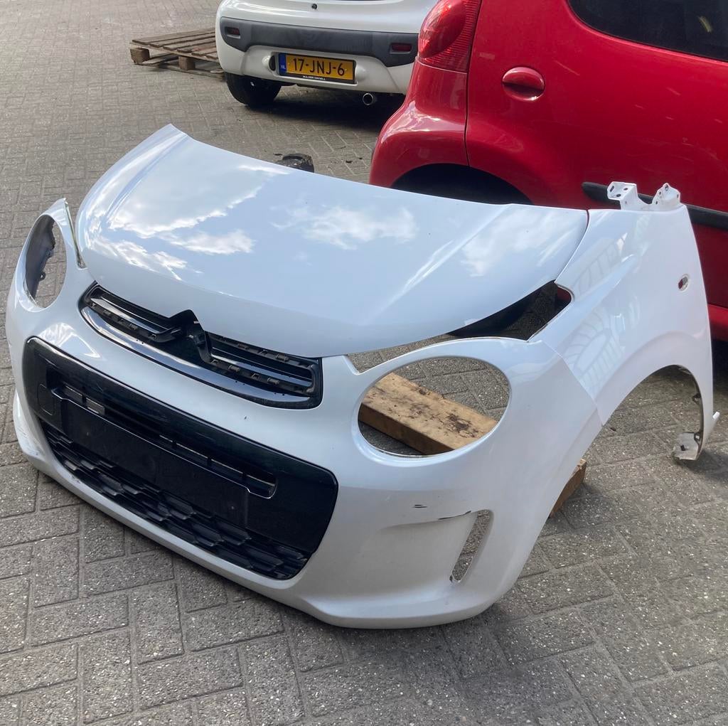 Citroen c1 voorbumper motorkap spatbord 2014-2024 kleur wit, Ophalen, C1, C1, Citroen